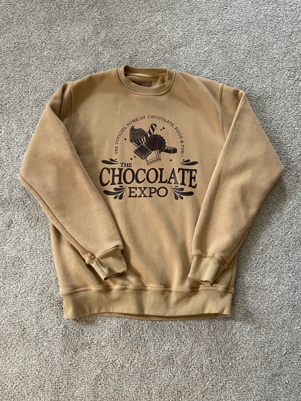 The Chocolate Expo Crewneck NWOT